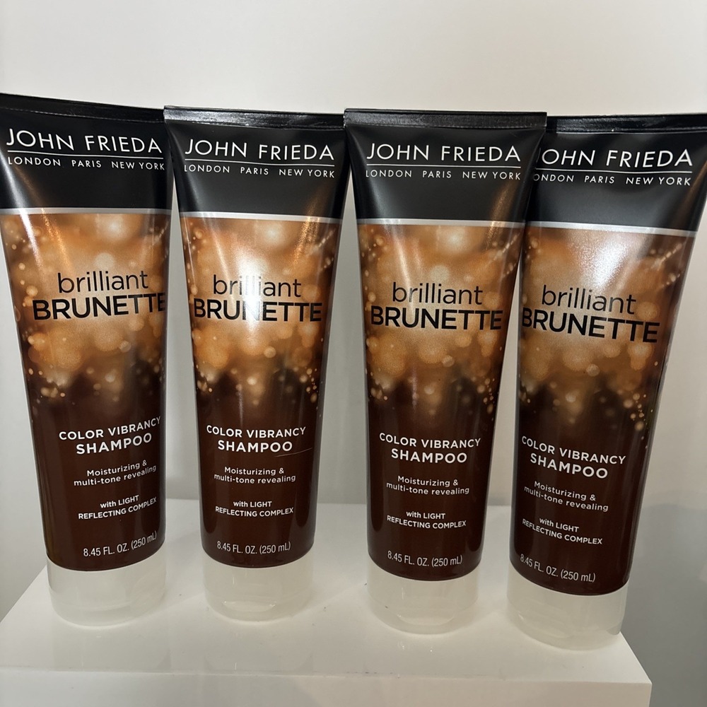 4 John Frieda Brilliant Brunette Shampoos Multi-Tone Brown Moisturizing 8.45 oz‎